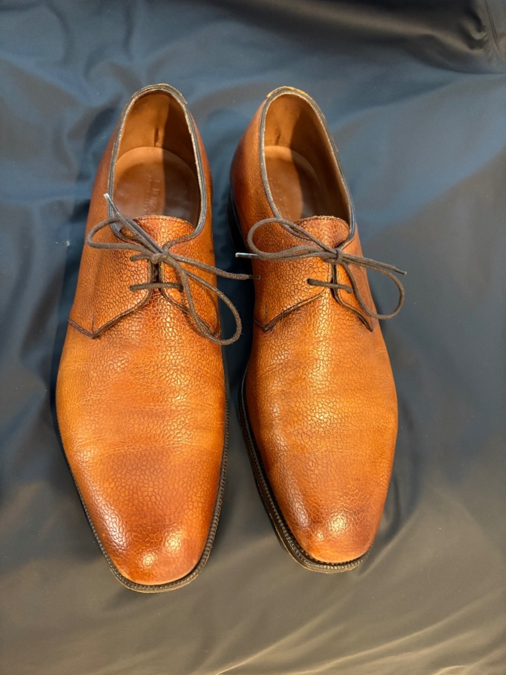 Edward Green Brown Pebble textured leather 9/12UK /10 US